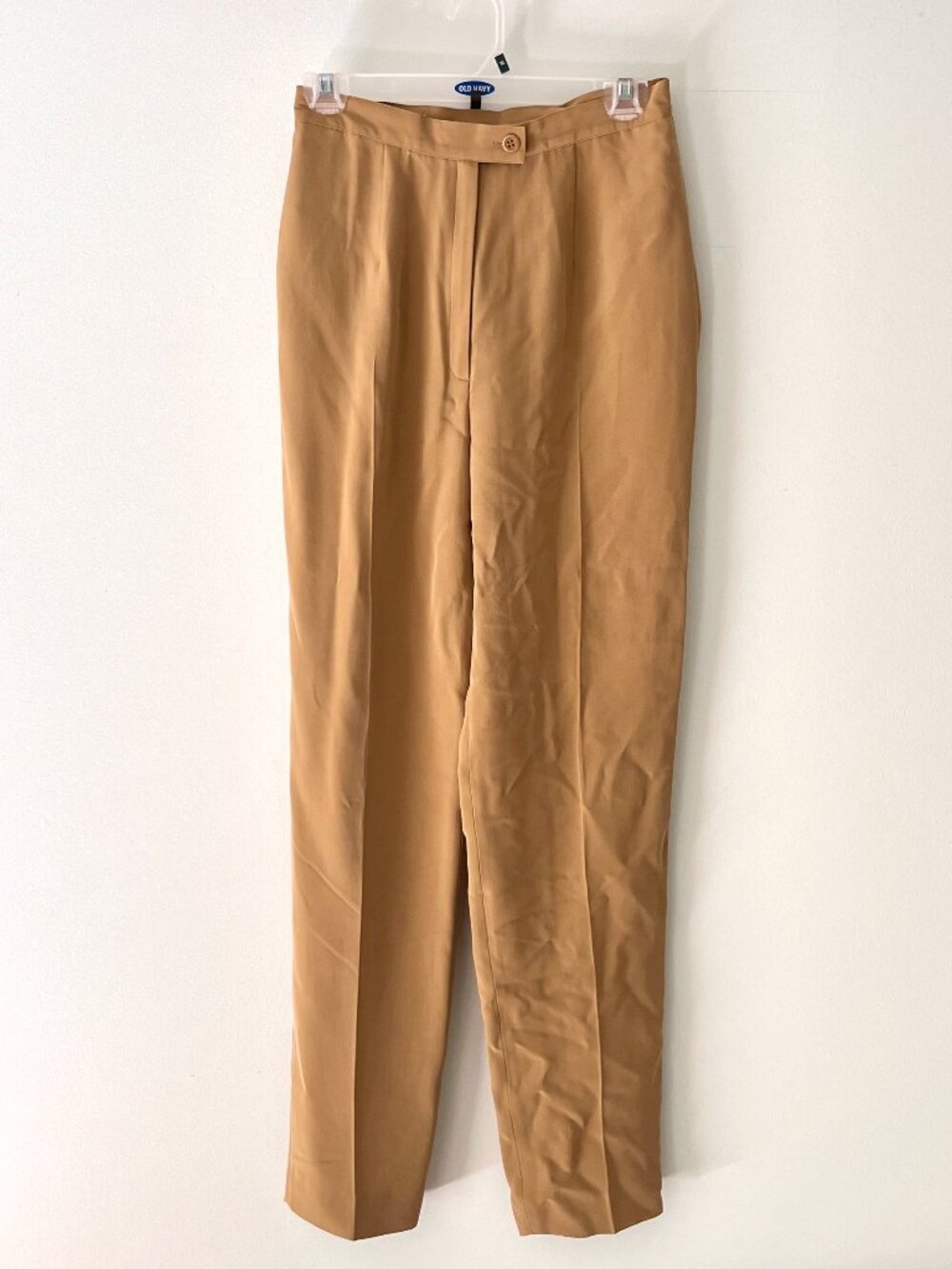 Vintage 100% Silk Straight Leg Pants